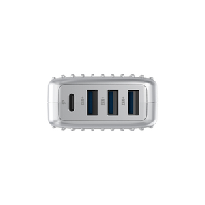 4-Port Charger PD 30W Silver EU,UK,US