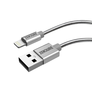 USB-A to Lightning Alu Cable 1m Silver