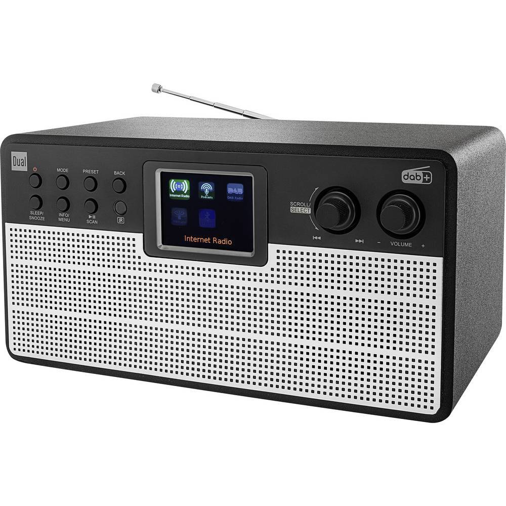 Dual Radiostation Ir 100 Internetradio Mit Dab+/Fm-Empfang Und Bluetooth