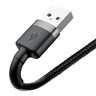Cafule Cable USB/Light 2.4A 1m Grey/Blk