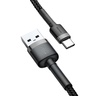 Cafule Cable USB/TypeC 3A 0.5m Grey/Blk