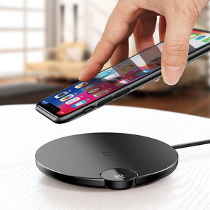 Digital LED Display Wireless Charger Blk