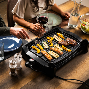 Electric Health Grill Marble Black