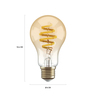 Filament Bulb E27 CCT A60-Amber