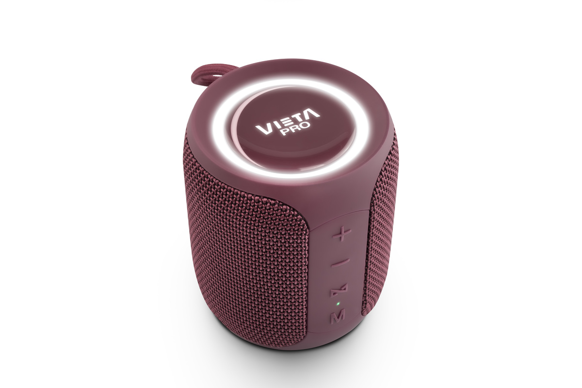 Vieta Pro #Groove Portabler Bluetooth Lautsprecher 20W, Red