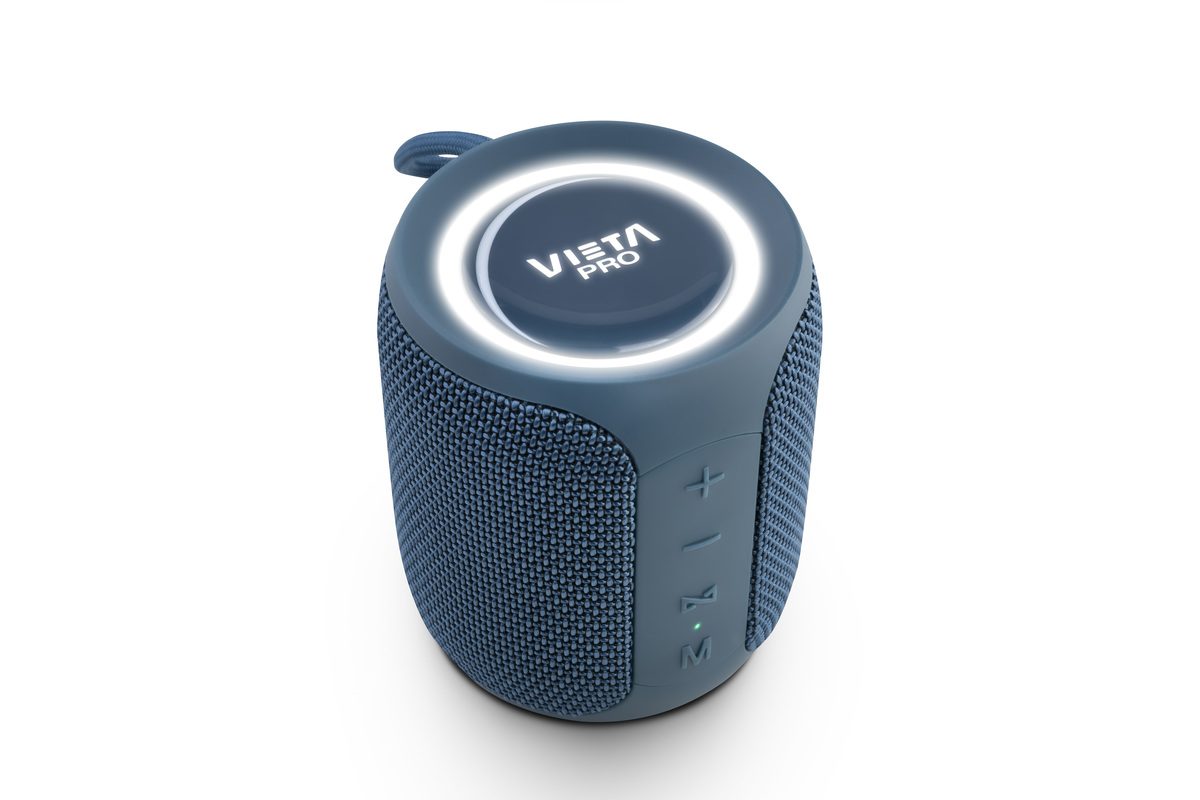 Vieta Pro #Groove Portabler Bluetooth Lautsprecher 20W, Blau