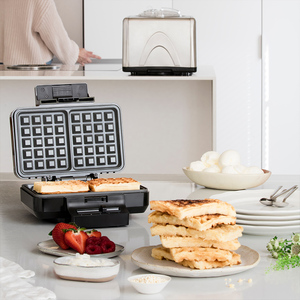 Belgian Waffle Maker Black