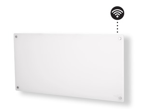 Glass WiFi PanelHeater 900W White