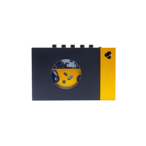 Portable BT Cassette Player Black Yellow